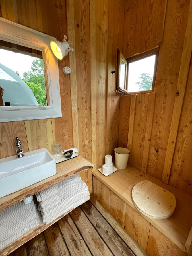 Dome Insolite Lichen Jacuzzi Et Petits-Dejeuners Inclus Gondrin Exterior foto